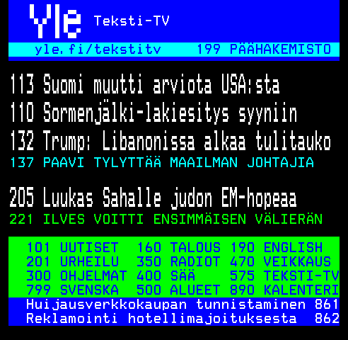 Teksti-TV sivu 100
