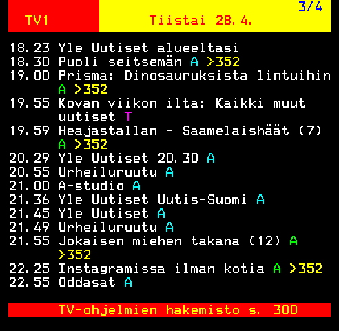 Teksti-TV sivu 301
