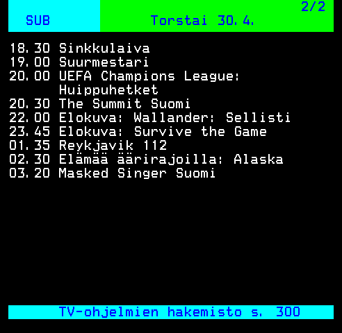 Teksti-TV sivu 308