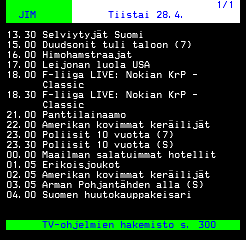 Teksti-TV sivu 309