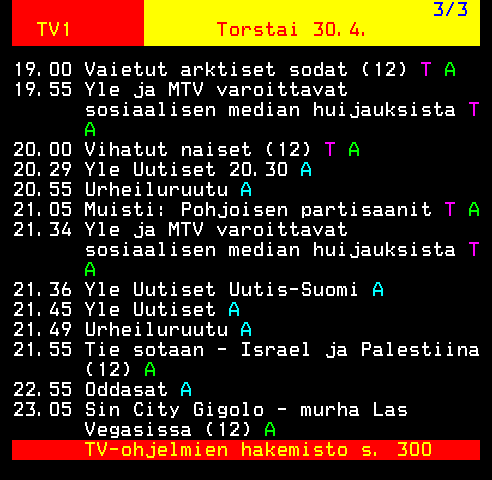 Teksti-TV sivu 315