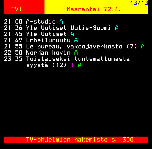 Teksti-TV sivu 321