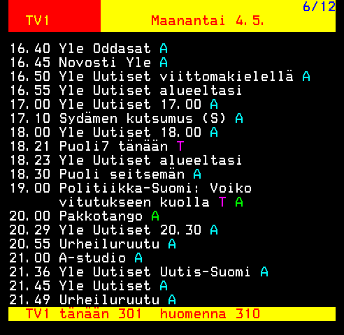 Teksti-TV sivu 321
