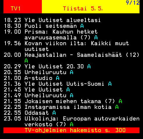 Teksti-TV sivu 321