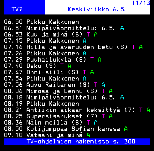 Teksti-TV sivu 322
