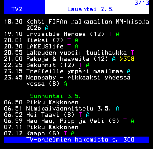 Teksti-TV sivu 322