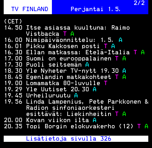 Teksti-TV sivu 325