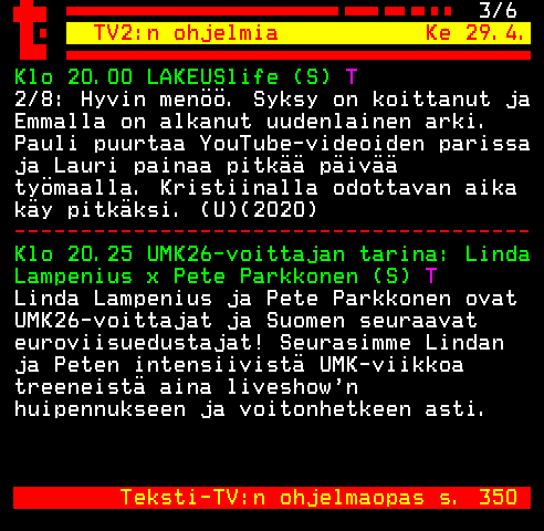 Teksti-TV sivu 354