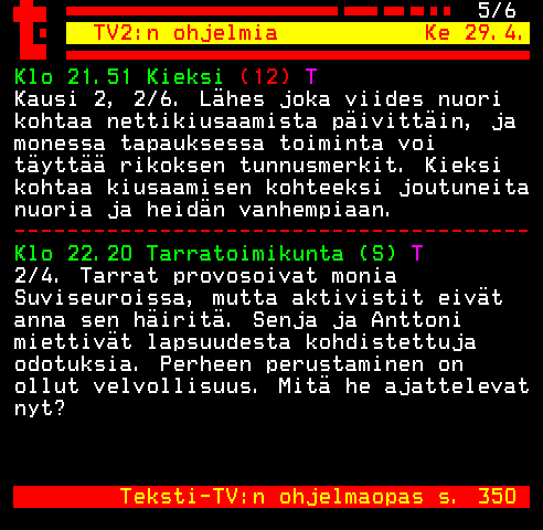 Teksti-TV sivu 354