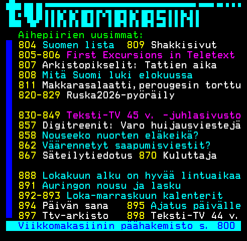 Teksti-TV sivu 801